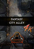 City Alley Day & Night UHD 4k - Animated Fantasy Battle Map