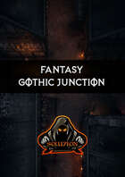 Gothic City Junction HD 1080p - Animated Fantasy Battle Map