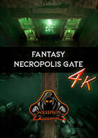 Necropolis Gate UHD 4k - Animated Fantasy Battle Map