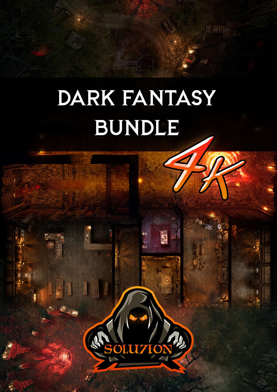 Dark Fantasy Map Pack 4K - Animated Fantasy Battle Maps [BUNDLE ...