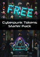 FREE Cyberpunk Starter Top-Down Token Pack