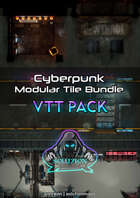 Cyberpunk Modular Tile Pack - VTT Edition - Animated Battle Map [BUNDLE]