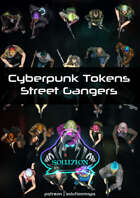 Street Gangers - Cyberpunk Top-Down Token Pack