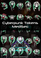 MediSec - Cyberpunk Top-Down Token Pack