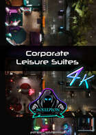 Corporate Leisure Suites 4k - Cyberpunk Sci-Fi Animated Battle Token Map