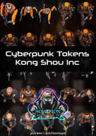 Kong Shou Inc - Cyberpunk Top-Down Token Pack