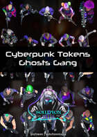 Digital Ghosts Gang - Cyberpunk Top-Down Token Pack