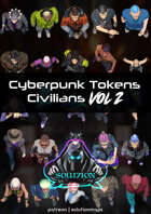Civilians Vol 2 - Cyberpunk Top-Down Token Pack