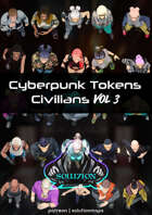 Civilians Vol 3 - Cyberpunk Top-Down Token Pack