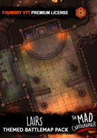 The MAD Cartographer - Lairs : Foundry VTT License