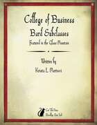College of Business Bard Subclass