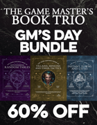 The Game Master’s Book Trio [BUNDLE]