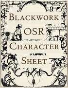 Blackwork OSR Character Sheet