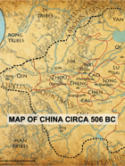 Map of China Circa 506 BC
