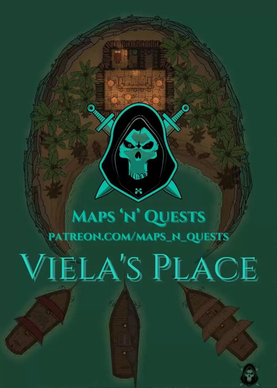 Vivea Map Viela's Place - 60x40 Encounter Map - Maps ‘N’ Quests | DriveThruRPG