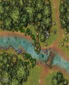 River Battle Map