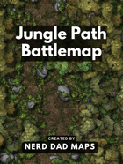 Jungle Path Battle Map