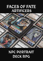 Faces of Fate Artificers – NPC Portrait Deck RPG