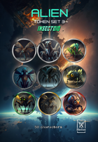 Adellos Alien Token Set 3: Insectoid