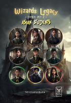 Adellos Wizards Legacy Token Set 2: Asian Students