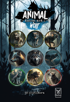 Adellos Animals Token Set 1: Wolves - Portraits