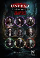 Adellos Undead Token Set 3: Vampires - Portraits