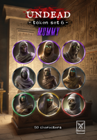 Adellos Undead Token Set 6: Mummies