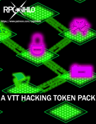 Cyber Attack Hacking Token and Map Pack