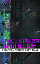 Space Station Shuttle Bay (19x12) Modern Battle Map