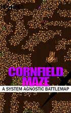 Cornfield Maze (27x15in) System Agnostic Battle Map