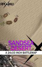 Sand Sea Desert (24x33 IN) Battle Map