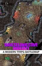 Wasteland Cave Hideout (33x24IN) Modern Battle Map
