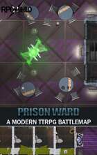 Prison Ward (21x22 IN) Modern Battle Map