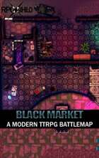 Black Market (25x15 IN) Modern Digital Battle Map