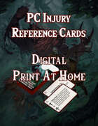 Injuries & Vile Deeds Print-at-Home PC Injury Reference Cards