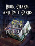 Tome of Intangible Treasures Print-at-Home Boon, Charm, and Pact Cards
