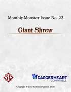 Giant Shrew (5e and Daggerheart)