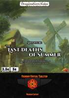 The Last Deaths of Summer 5E/3.5E - Foundry VTT