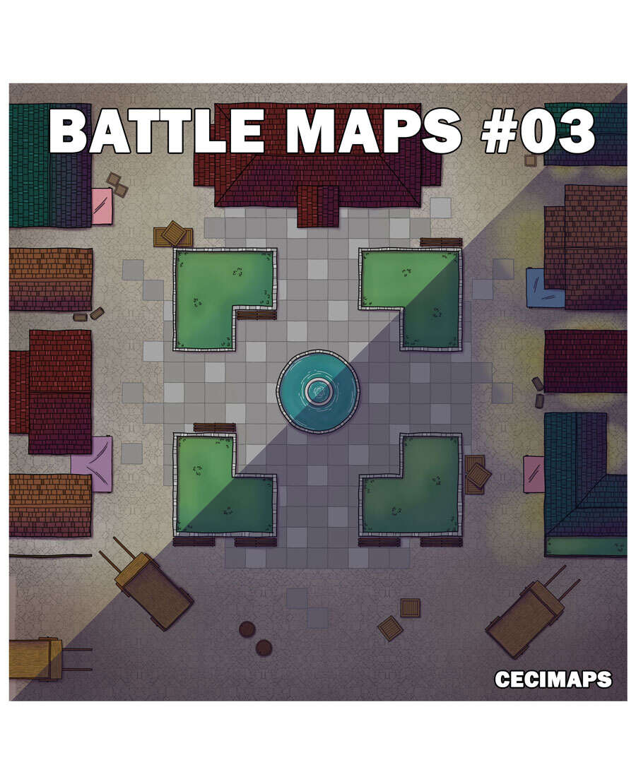 City Hall Battle Map - cecimaps | DriveThruRPG