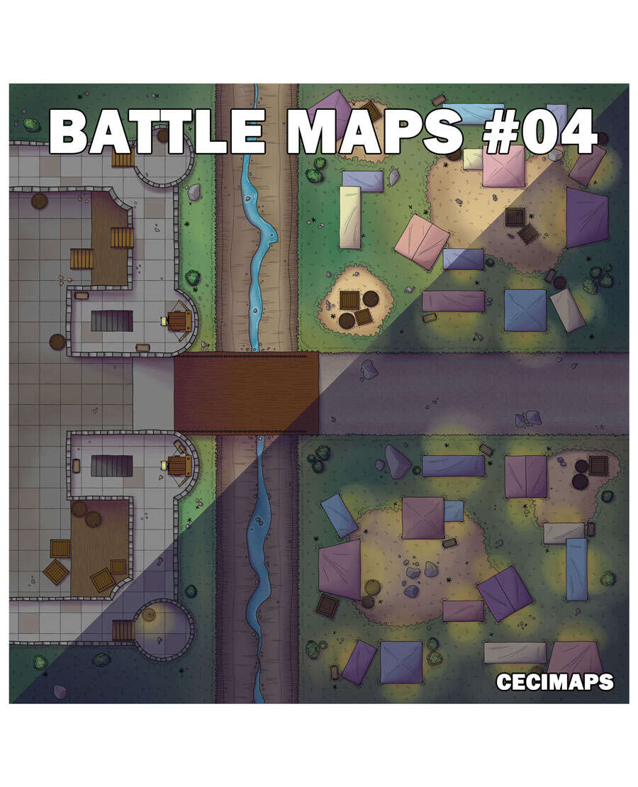 Strongbow Map Stronghold Battle Map - cecimaps | DriveThruRPG