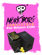 MÖRK BORG Compatible Core Reference Cards & Card Thief Zine