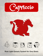 Capriccio RPG rulesbook and adventure bundle