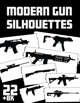 Modern Gun silhouettes 