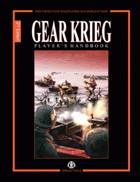 Gear Krieg RPG 2nd Edition Player's Handbook