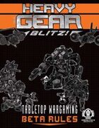 Heavy Gear Blitz! Tabletop Wargaming - Beta Rules