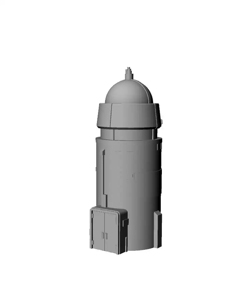 Badlands Tower Stl 3d Printable Model For Heavy Gear Blitz Dream Pod 