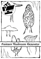 1 Page Generator - Fantasy Mushrooms