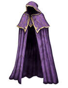 Stock Art: Purple Cloak