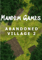 Abandoned Village 2 - Printable Battle Maps in Daylight and Moonlight