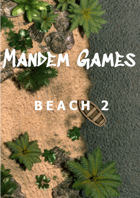 Beach 2 - Printable Battle Maps in Daylight and Moonlight